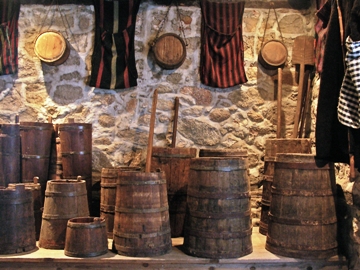 This photo of a selection of "primitive antiques" in an old monastery kitchen was taken by Dr. Zsolt Zatrok of Albertirsa, Hungary. 